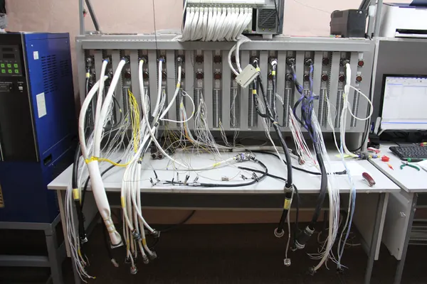 Harness test bench in the PE-HARPIS laboratory